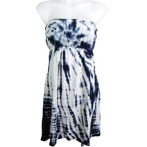 Hard Tail Tie Dye Strapless Mini Dress